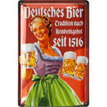 Blechschild Deutsches Bier