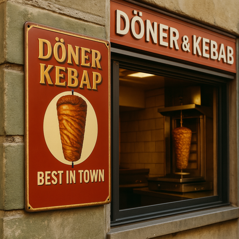 Döner Kebap Blechschild 