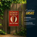 Döner Kebap Blechschild 