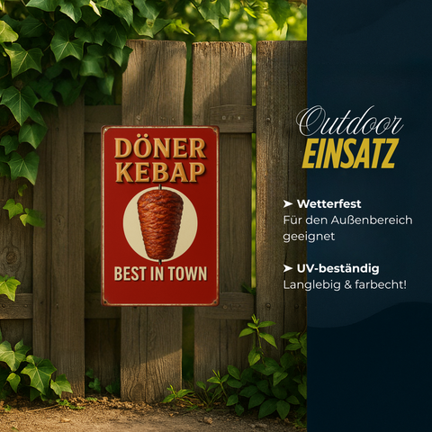 Döner Kebap Blechschild 
