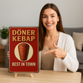 Döner Kebap Blechschild 