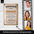 Blechschild Dorfkinder Wissen