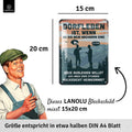 Blechschild Dorfleben