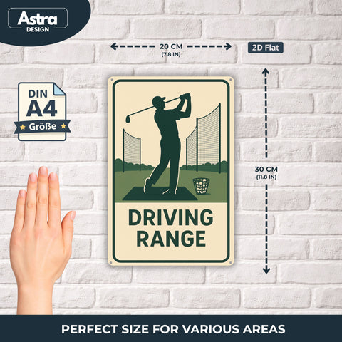 Driving Range Blechschild - 20x30cm