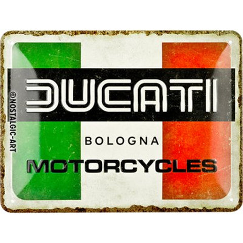 Ducati Bologna Motorcycle Blechschild
