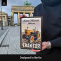Blechschild Echte Männer fahren Traktor