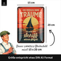 Blechschild Mensch ohne Träume 
