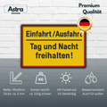 Einfahrt Ausfahrt Blechschild