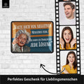 Blechschild Einstein negative Menschen