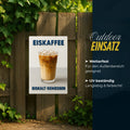 Eiskaffee Blechschild 
