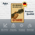 Ich spiele jetzt Gitarre Blechschild