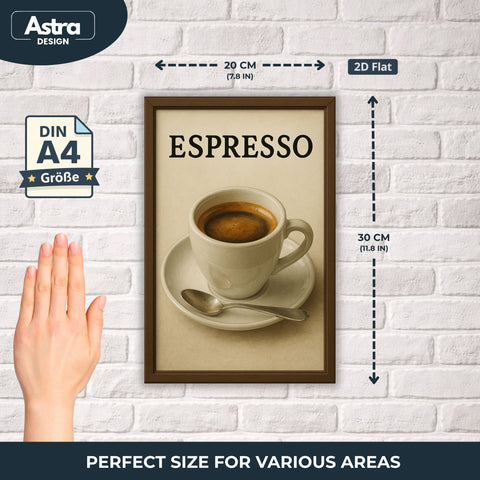 Espresso Blechschild - 20x30cm