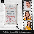 Blechschild Unsere Familie