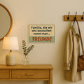 Familie und Freunde Blechschild