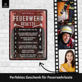Blechschild Feuerwehr Gesetze