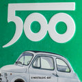 Fiat 500 Blechschild
