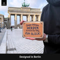Blechschild Folge deinem Herzen
