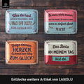 Blechschild Folge deinem Herzen
