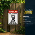 Vorsicht freilaufender Hund Blechschild