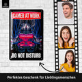Blechschild Gamer at work