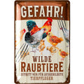 Garten Blechschilder Set Bundle
