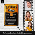 Blechschild Geburtstag Klassiker 40 Jahre