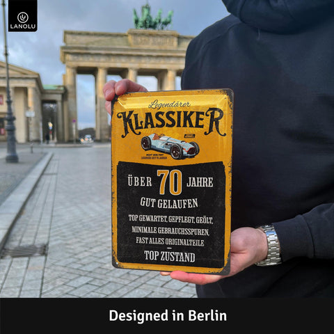 Blechschild Geburtstag Klassiker 70 Jahre