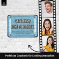 Blechschild Genieße den Moment