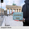 Blechschild Geschenk Zeit