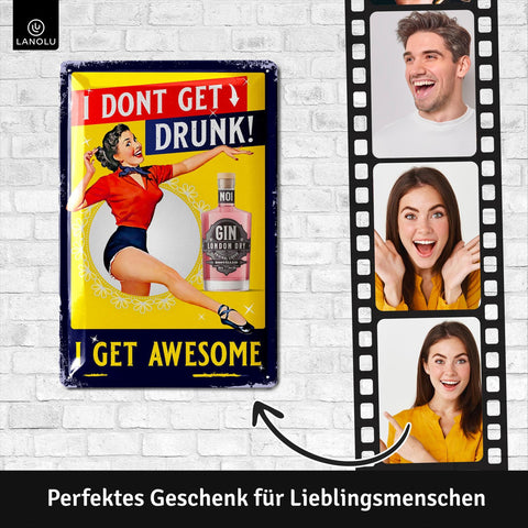 Blechschild get awesome