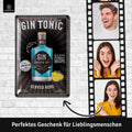 Blechschild Gin Tonic Flasche