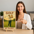 Golf my Sport Blechschild