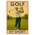 Golf my Sport Blechschild