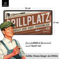 Blechschild Grillplatz