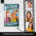 Blechschild Gute Freunde