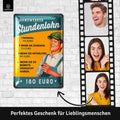 Blechschild Handwerker Lohn