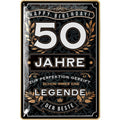 Blechschild 50 Jahre Legende