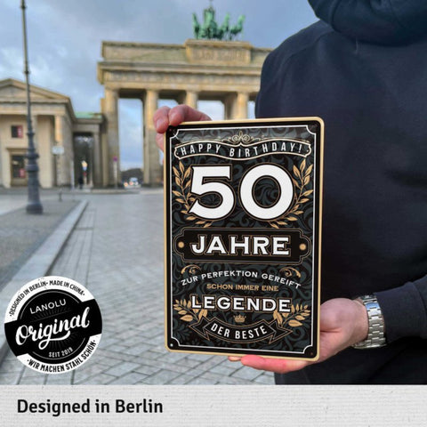 Blechschild 50 Jahre Legende