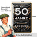 Blechschild 50 Jahre Legende