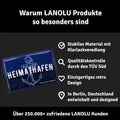 Blechschild Heimathafen blau 