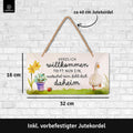Blechschild Herzlich Willkommen