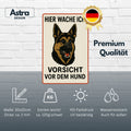 Schäferhund Hier wache ich Blechschild