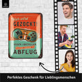 Blechschild Hier wird gezockt