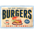 Blechschild Homestyle Burgers