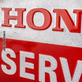 Honda MC - Service Blechschild