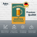 Hopfen Treffpunkt Blechschild