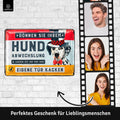 Blechschild Abwechslung für Hund
