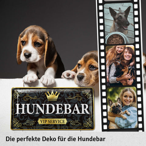 Blechschild Hundebar
