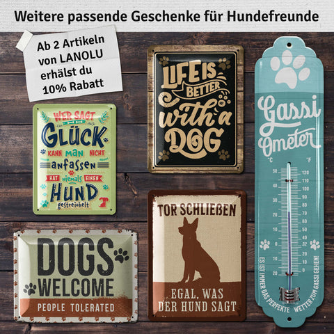 Blechschild Hundebar