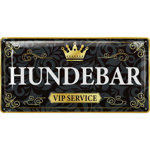 Blechschild Hundebar